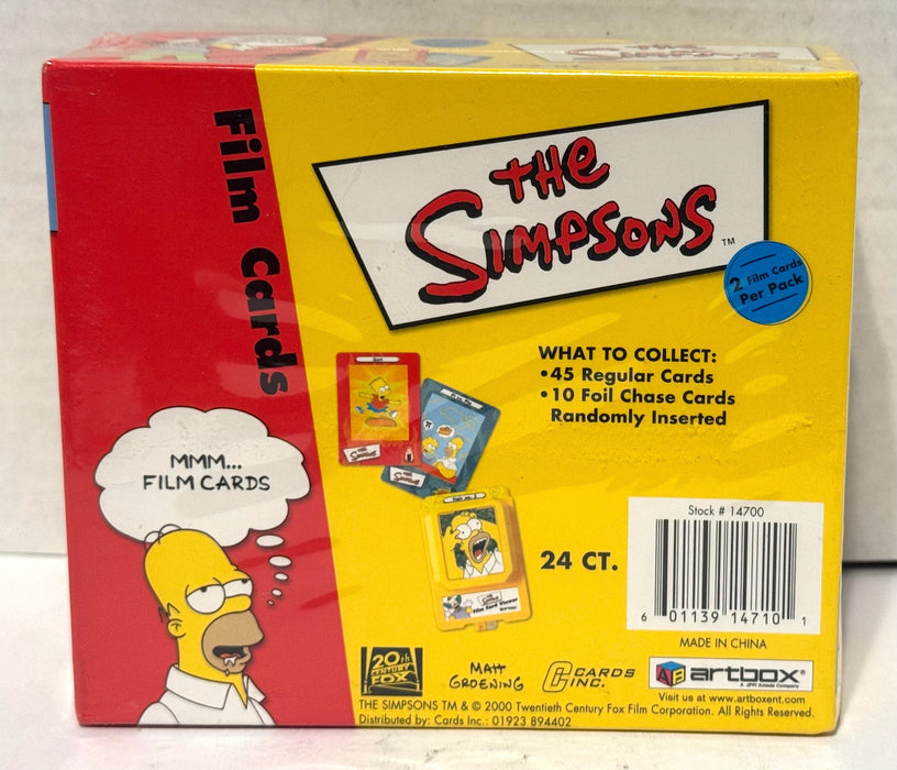 2000 Simpsons Film Cards Card Box 24 Packs Artbox Factory Sealed - TvMovieCards.com