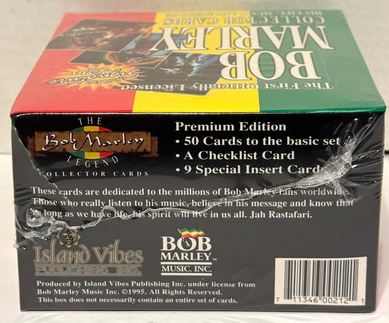 Bob Marley Legend Retail Trading Card Box 36 Packs Island Vibes 1996 - TvMovieCards.com