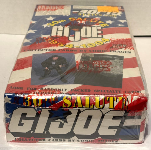GI Joe 30th Salute Anniversary 1964-1994 Trading Card Box Comic Images - TvMovieCards.com