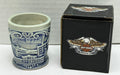 2007 Harley Davidson Ceramic Shot Glass Juneau Ave Factory HQ Limited Edition   - TvMovieCards.com