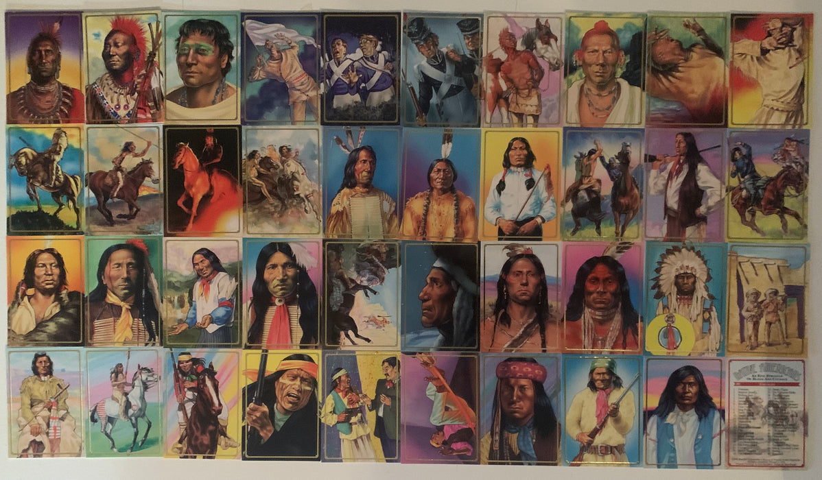 Native Americans An Epic Struggle of Blood & Courage Base Card Set 90 Cards   - TvMovieCards.com