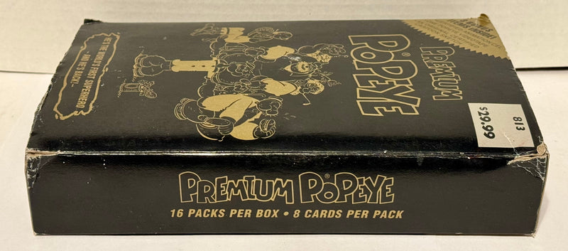 1996 Premium Popeye Trading Card Box 16 Packs Sketch VHS Animation Cel - TvMovieCards.com