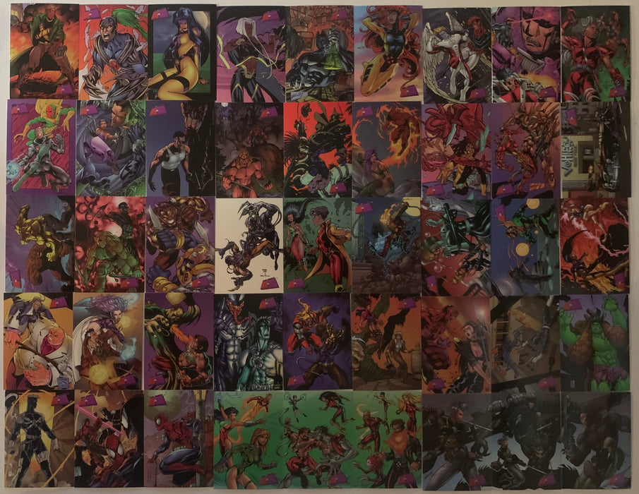 1997 Marvel vs. WildStorm Over Power Base Card Set 90 Cards Fleer/Skybox   - TvMovieCards.com