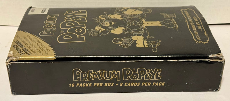 1996 Premium Popeye Trading Card Box 16 Packs Sketch VHS Animation Cel - TvMovieCards.com
