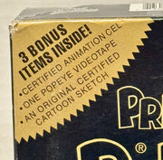 1996 Premium Popeye Trading Card Box 16 Packs Sketch VHS Animation Cel - TvMovieCards.com