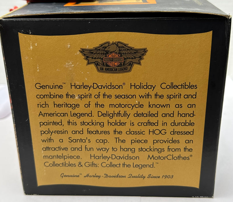 1999 Harley Davidson "Santa Hog" Stocking Holder 99259-00Z   - TvMovieCards.com