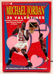 1991 Vintage Michael Jordan Valentine's Day Cards 38 Cards Cleo NIB Unopened - TvMovieCards.com