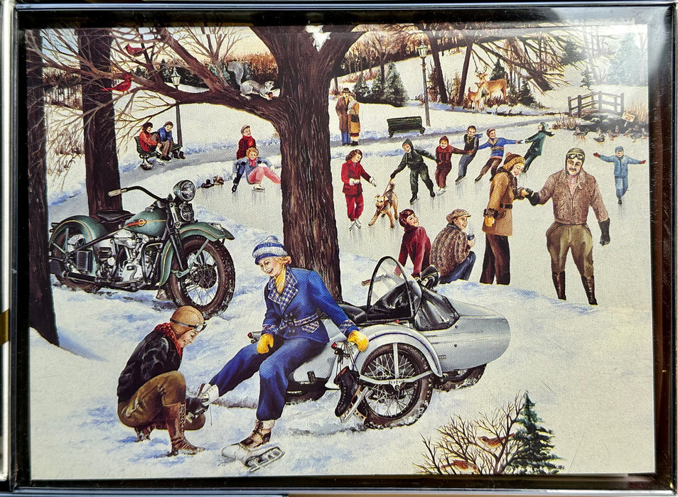 70 Vintage Harley Davidson Holiday Christmas Greeting Card Box Sets Made in USA   - TvMovieCards.com