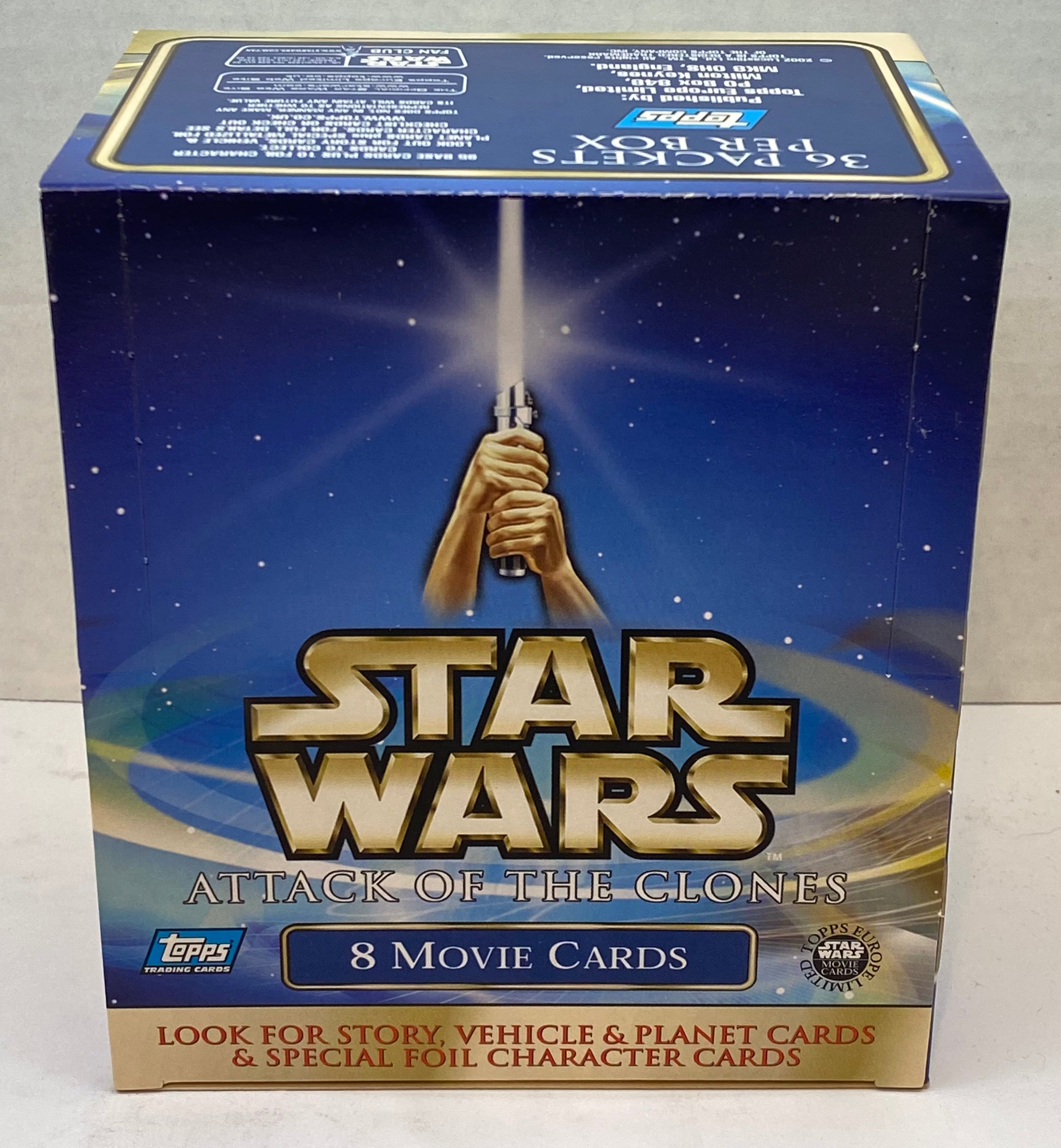 WS ヴァイス Attack of the Clones SP サイン 2002 Topps Star Wars Attack of the Clones Trading Card Box