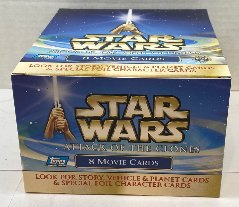 2002 Topps Star Wars Attack of the Clones Trading Card Box 36 Packs Unsealed   - TvMovieCards.com