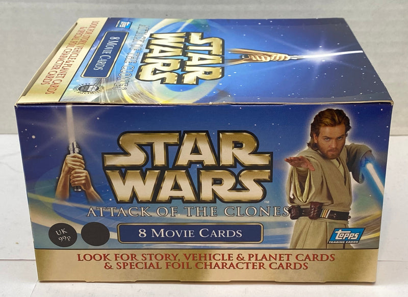 2002 Topps Star Wars Attack of the Clones Trading Card Box 36 Packs Unsealed   - TvMovieCards.com