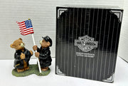 1997 Harley Davidson Little Cruisers Figurine "Free and Proud" Original Box G830 - TvMovieCards.com