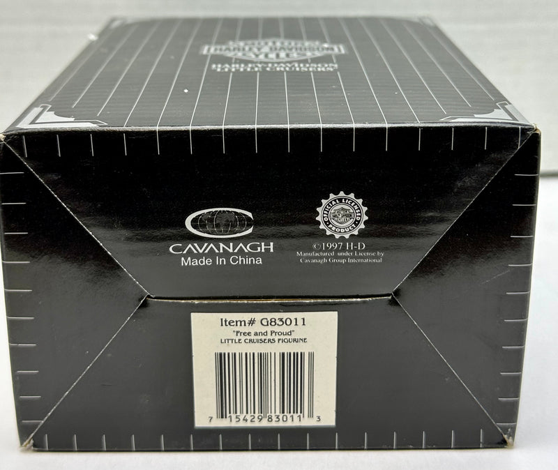 1997 Harley Davidson Little Cruisers Figurine "Free and Proud" Original Box G830 - TvMovieCards.com