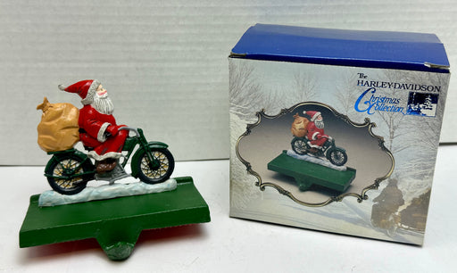 1993 Harley Davidson Christmas Holiday Stocking Holder "Kris Kringle" Original Box   - TvMovieCards.com