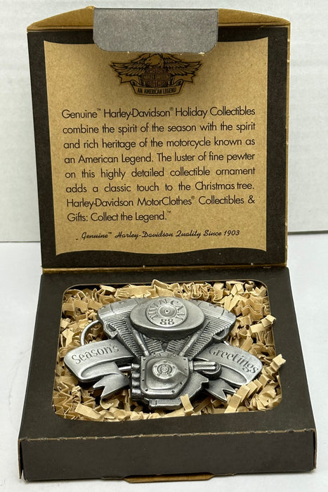 2000 Harley Davidson Pewter Christmas Ornament "Twin Cam 88" 99241-00Z   - TvMovieCards.com