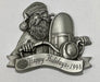 1998 Harley Davidson Pewter Christmas Ornament "Jolly Rider" 97914-99Z   - TvMovieCards.com