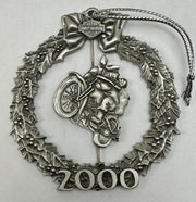 2000 Harley Davidson Pewter Christmas Ornament "Crusin' Santa" 97908-01z   - TvMovieCards.com