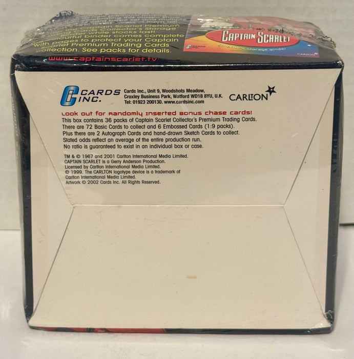2001 Captain Scarlet Collector Trading Card Box Cards Inc 36 Packs - TvMovieCards.com