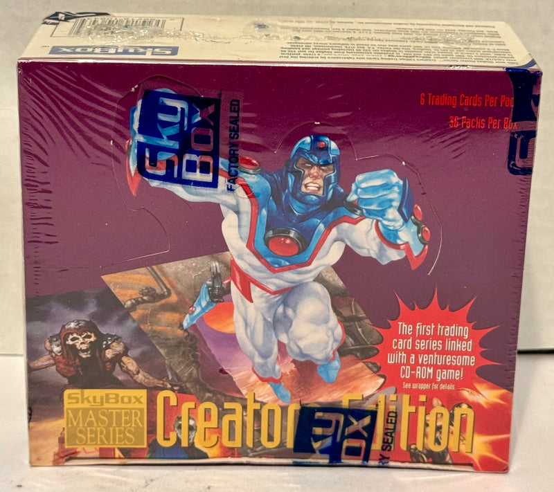 1995 Master Series Creator's Edition Sealed Trading Card Box 36 Packs Skybox - TvMovieCards.com