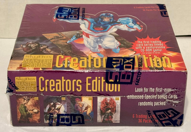 1995 Master Series Creator's Edition Sealed Trading Card Box 36 Packs Skybox - TvMovieCards.com