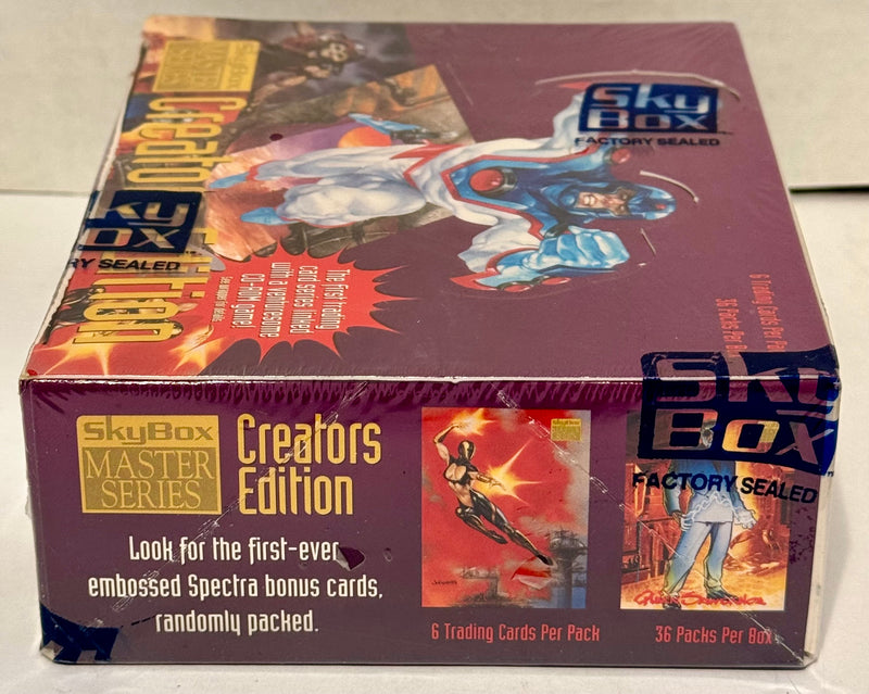 1995 Master Series Creator's Edition Sealed Trading Card Box 36 Packs Skybox - TvMovieCards.com