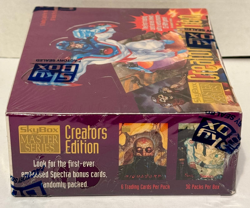 1995 Master Series Creator's Edition Sealed Trading Card Box 36 Packs Skybox - TvMovieCards.com