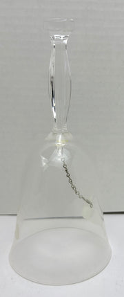1991 Harley Davidson Etched Glass Christmas Holiday Bell Santa/Motorcycle   - TvMovieCards.com