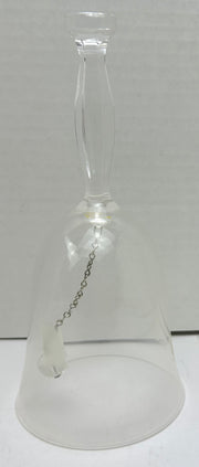 1991 Harley Davidson Etched Glass Christmas Holiday Bell Santa/Motorcycle   - TvMovieCards.com