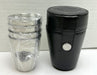 2002 Harley Davidson Bar & Shield Metal Stainless Shot Glass Set of 4 & Leather   - TvMovieCards.com