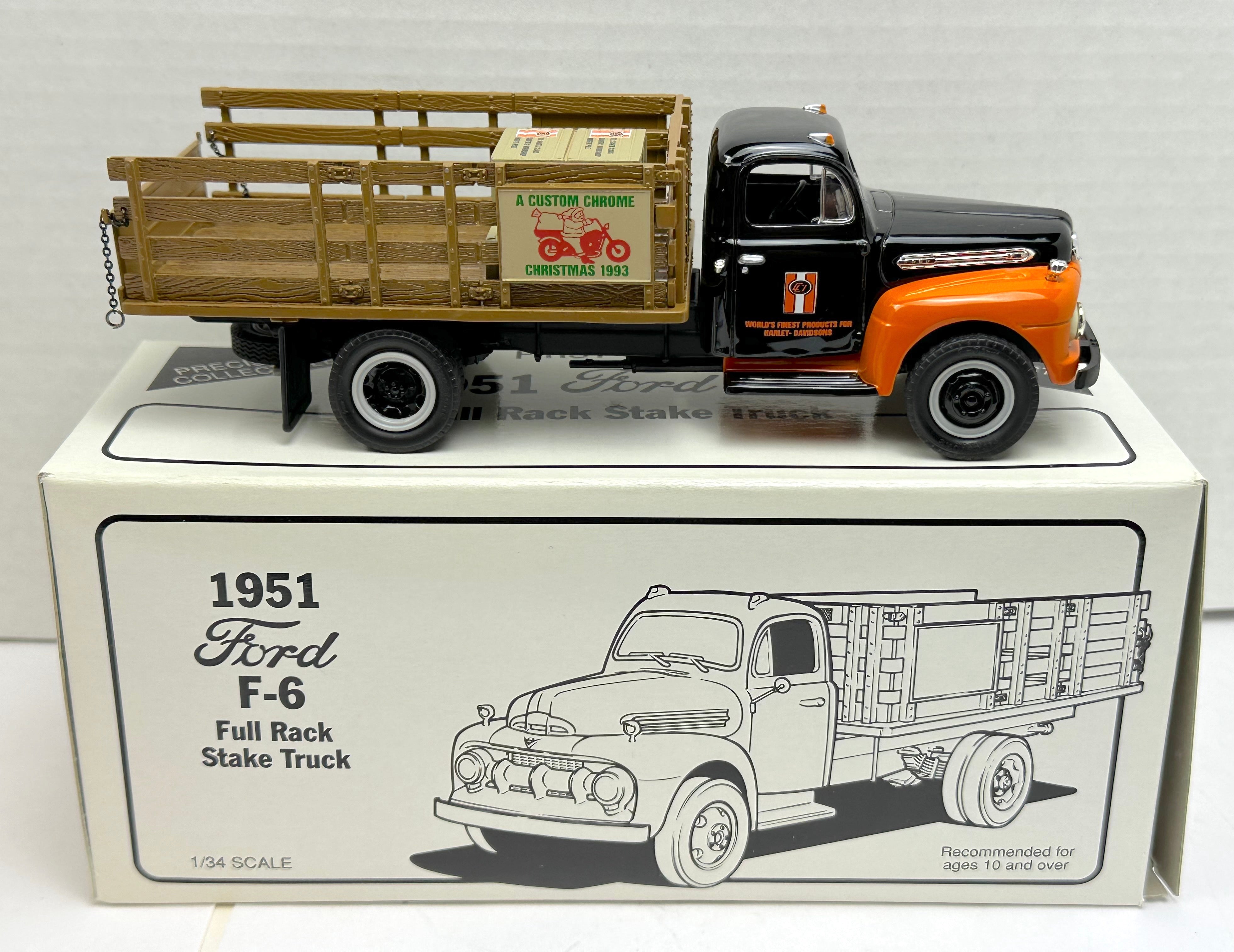 1st First Gear 1/34 1951 Ford F-6 Full Rack Stake Truck Custom