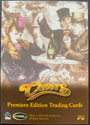 Cheers TV Show Seasons 1-4 Premiere Edition Trading Card Album with P2 Promo - TvMovieCards.com