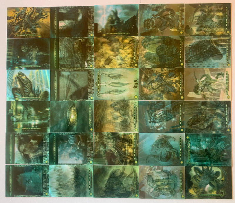 Godzilla The Movie Premium Lenticular Motion Chase Card Set 30 JPP/Amada - TvMovieCards.com