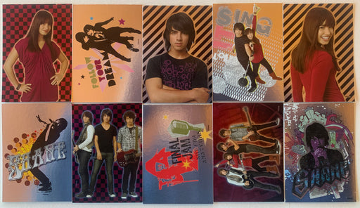 Camp Rock Mega Sticker Chase Card Set 10 Sticker Cards 1 thru 10 Topps 2008 - TvMovieCards.com