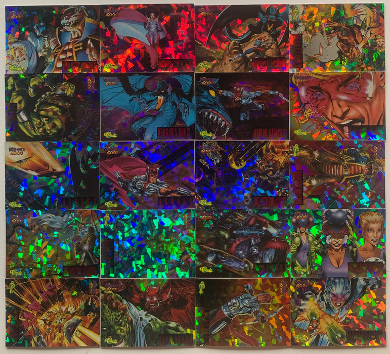 Deathwatch 2,000 Prism Chase Card Set BC1 thru BC20 Classic Games 1993 - TvMovieCards.com