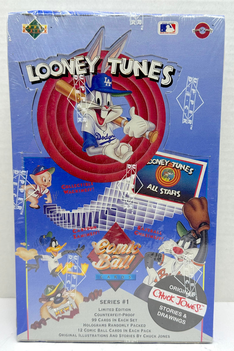 Looney Tunes Comic Ball Series 1 Vintage Card Box 36 Packs Upper Deck 1990   - TvMovieCards.com