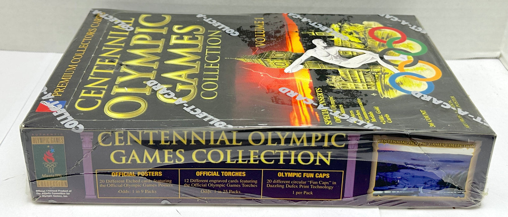 1995 Centennial Olympic Games Trading Card Box 36 Packs Collect-A-Card   - TvMovieCards.com