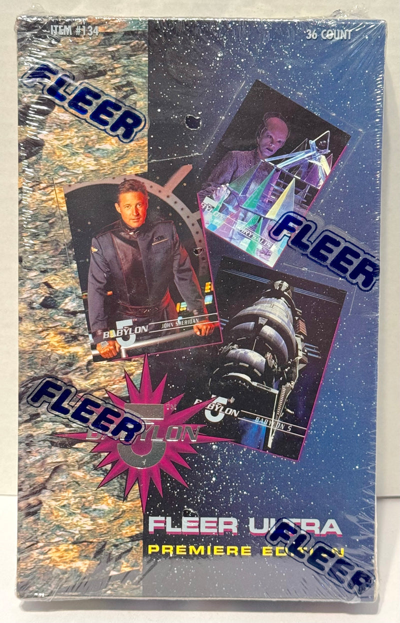 1995 Babylon 5 Ultra Premiere Edition Trading Card Box 36 Pack Factory Sealed Fl - TvMovieCards.com
