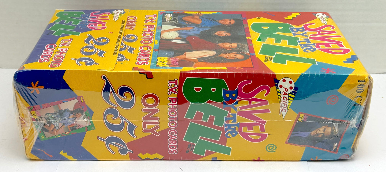 1992 Saved By The Bell TV Photo Trading Card Box 100 Pack Factory Sealed Pacific   - TvMovieCards.com