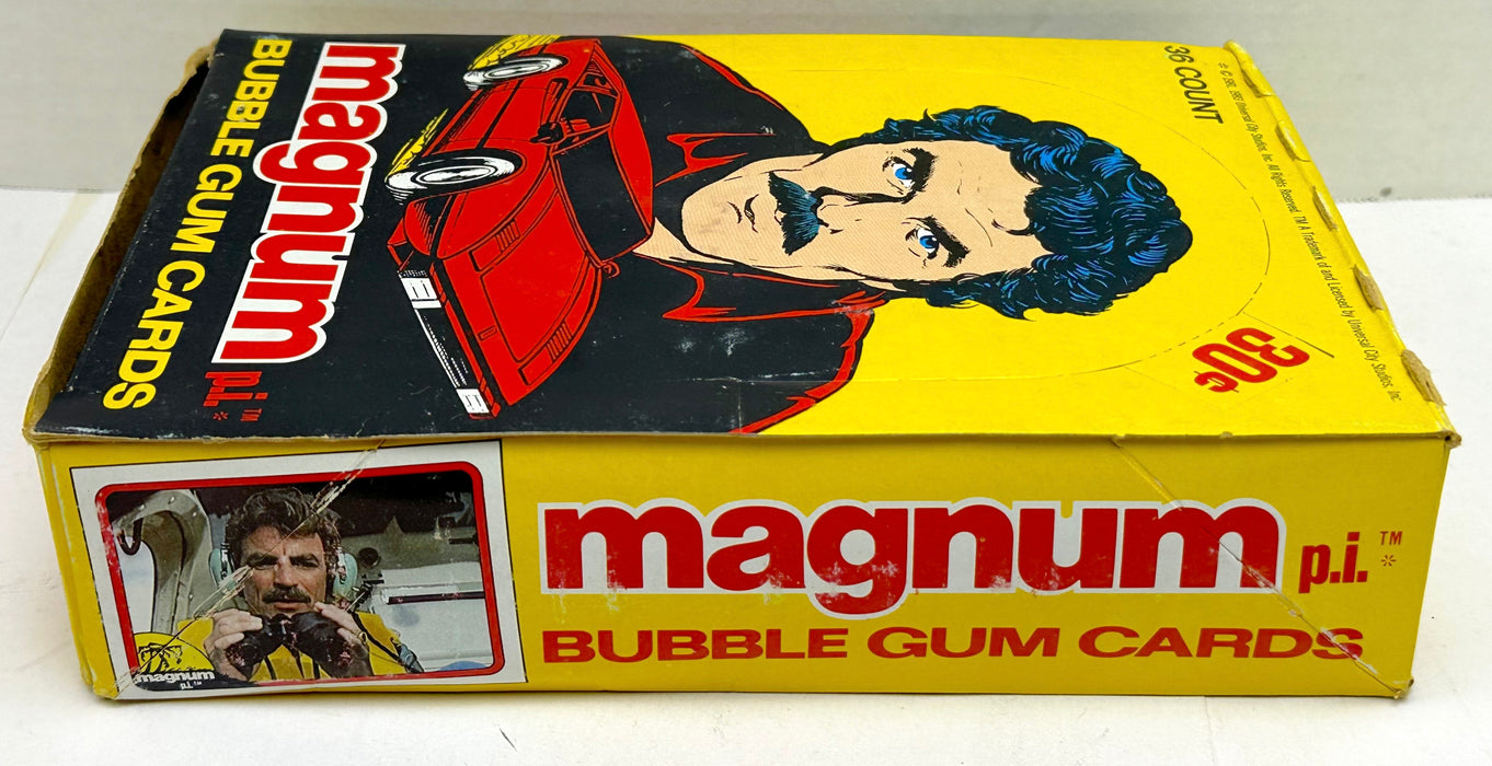 1983 Magnum P.I. PI Trading Card Box Wax Box Full 36 Packs Donruss   - TvMovieCards.com