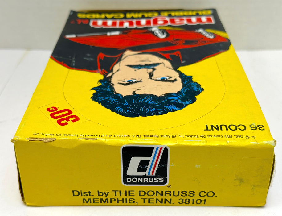 1983 Magnum P.I. PI Trading Card Box Wax Box Full 36 Packs Donruss   - TvMovieCards.com