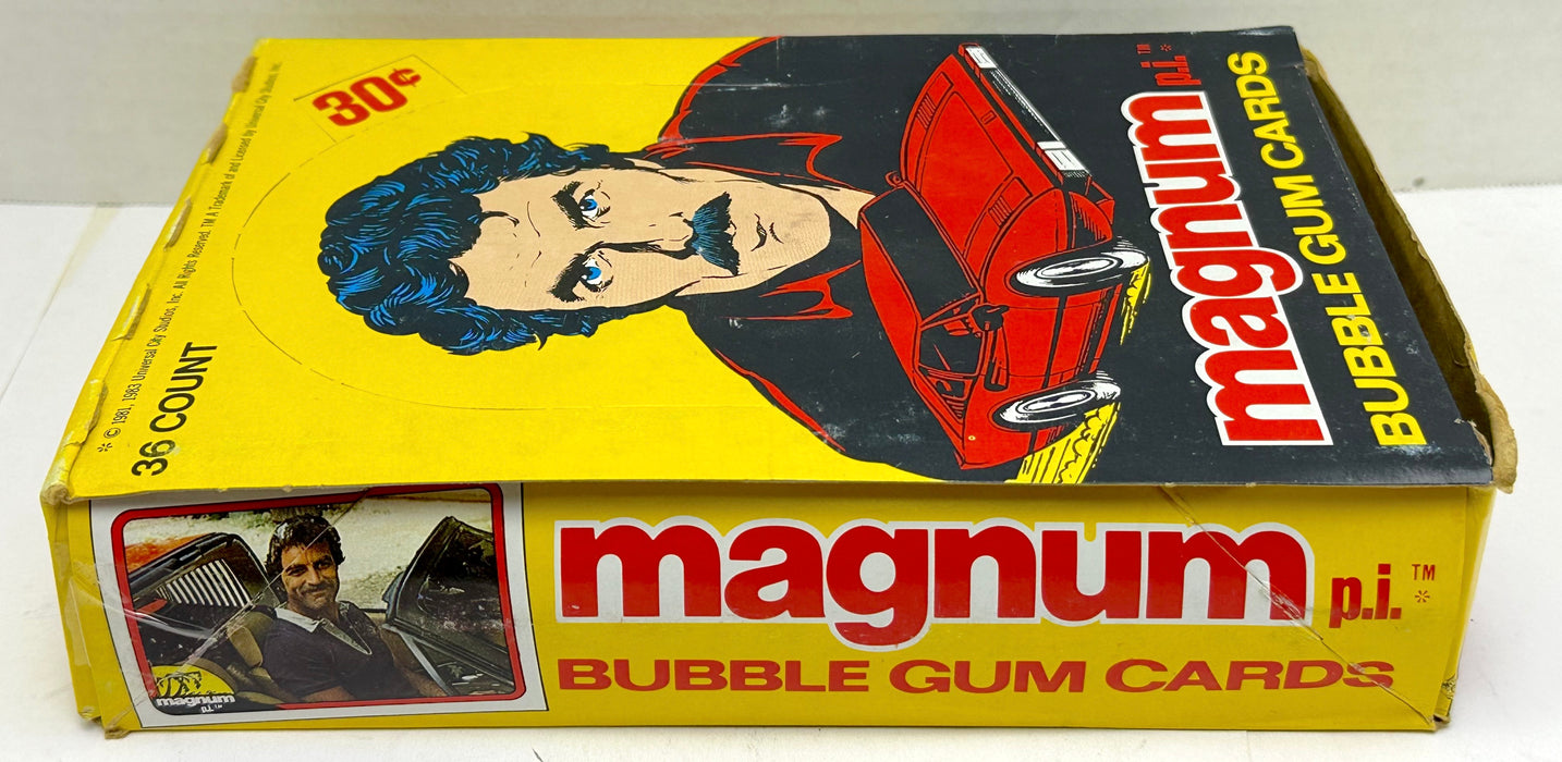 1983 Magnum P.I. PI Trading Card Box Wax Box Full 36 Packs Donruss   - TvMovieCards.com