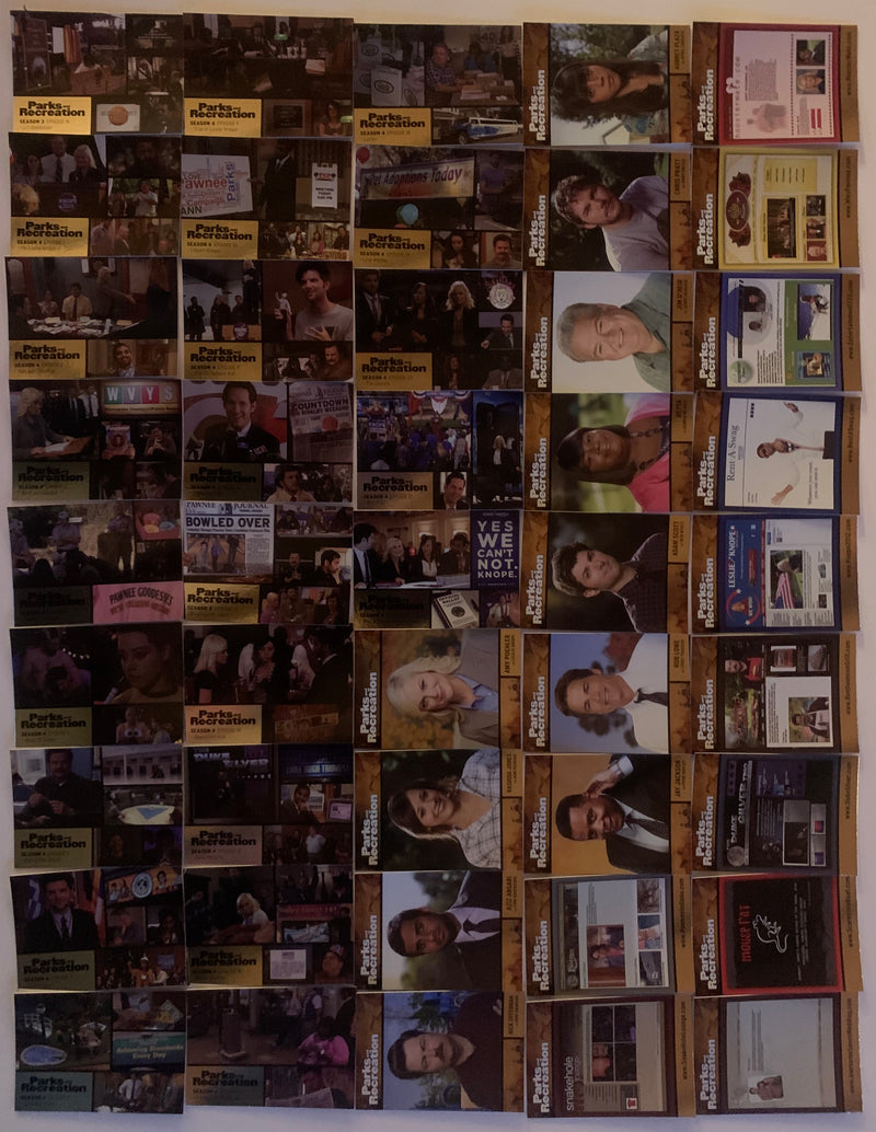 Parks and Recreation Silver Foil Parallel Chase Card Set 90 Cards Press Pass 20 - TvMovieCards.com