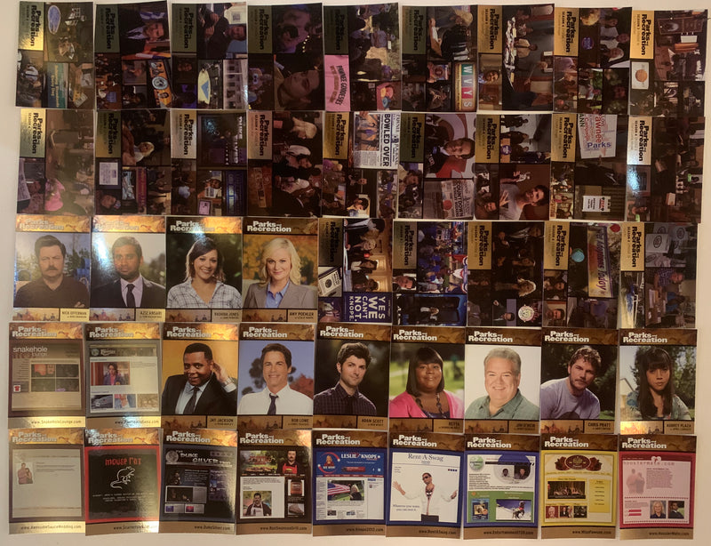 Parks and Recreation Silver Foil Parallel Chase Card Set 90 Cards Press Pass 20 - TvMovieCards.com