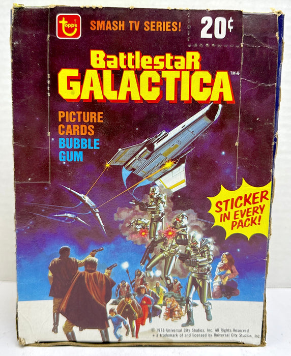 1978 Battlestar Galactica Vintage FULL 36 Pack Trading Card Box