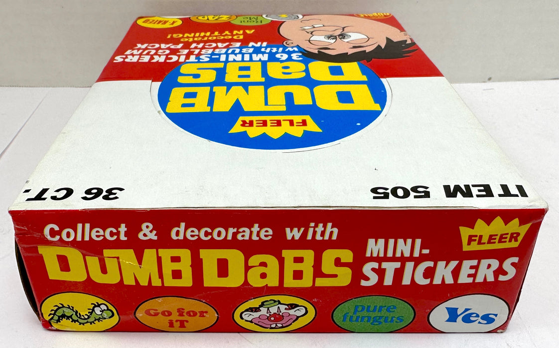 1977 Fleer Dumb Dabs Stickers Vintage FULL 36 Pack Trading Card Box   - TvMovieCards.com