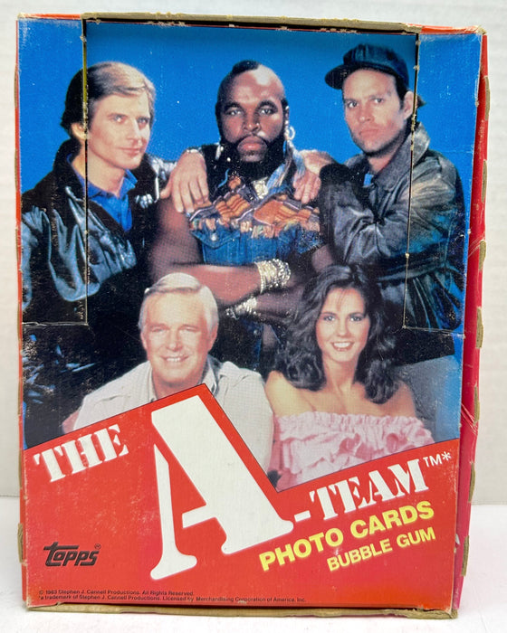 1983 The A-Team TV Show Vintage FULL 36 Pack Trading Card Wax Box Topps   - TvMovieCards.com