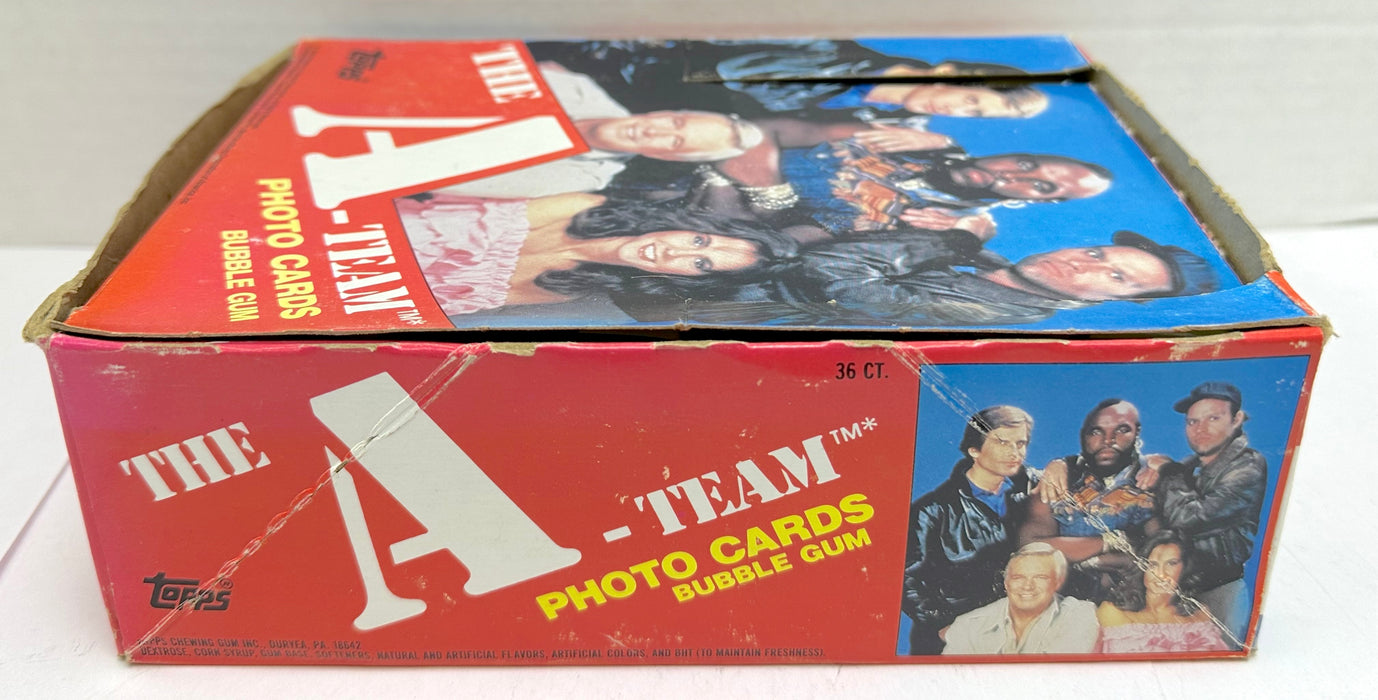 1983 The A-Team TV Show Vintage FULL 36 Pack Trading Card Wax Box Topps   - TvMovieCards.com