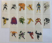 X-Men Retail .99 Tattoo Card Set Fleer Skybox 1997 International 16 Temporary ta - TvMovieCards.com