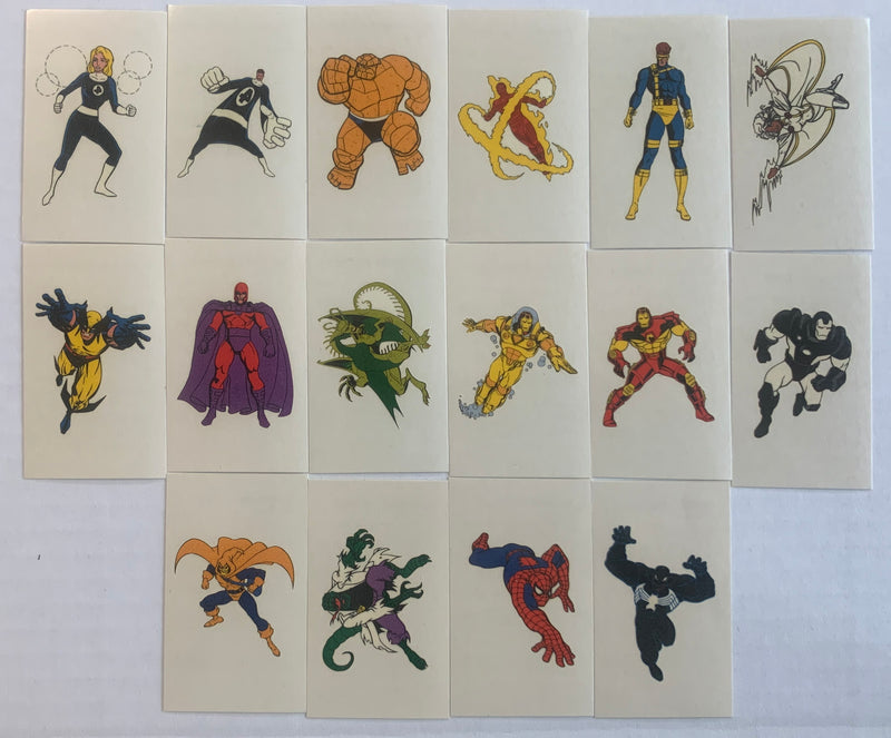X-Men Retail .99 Tattoo Card Set Fleer Skybox 1997 International 16 Temporary ta - TvMovieCards.com