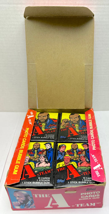 1983 The A-Team TV Show Vintage FULL 36 Pack Trading Card Wax Box Topps   - TvMovieCards.com